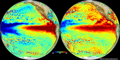 NOAA alerta por posible Súper El Niño en el Pacífico