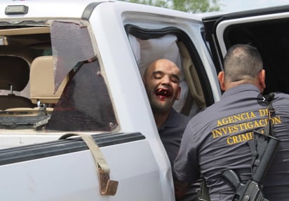 Accidente : El percance ocurrió sobre el bulevar Román Cepeda, a la altura de la colonia Las Praderas.