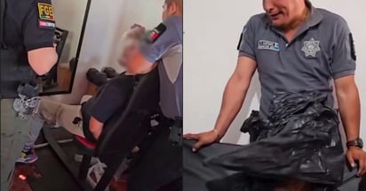 Captan en video a presuntos agentes de Chiapas torturando a dos hombres