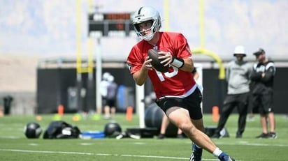 NFL Fernando Mendoza, elegido por Raiders como primer pick del draft 2026, ya genera revuelo en Nevada con su desempeño y la dedicación que muestra