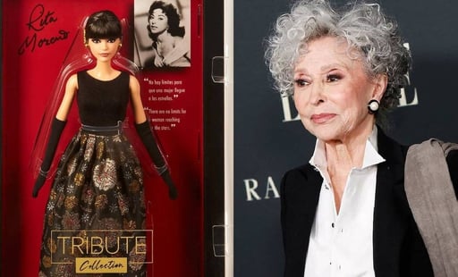 La muñeca podrá adquirirse a partir de este 20 de noviembre  Rita Moreno recibirá un regalo muy especial para su cumpleaños número 93, el próximo