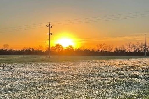 Estas temperaturas pueden poner en riesgo la salud y las actividades diarias.   En el Ejido San Juan de Sabinas amanecieron con -4 °C un frío considerable