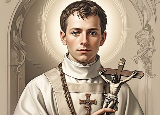 San Luis Gonzaga: el joven noble que cambió un palacio por el servicio a los enfermos.  San Luis Gonzaga es un ejemplo luminoso de entrega y pureza en tiempos