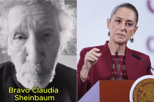 El músico británico Roger Waters alabó públicamente a la presidenta Claudia Sheinbaum por otorgar asilo político a la exprimera ministra peruana Betssy Chávez,