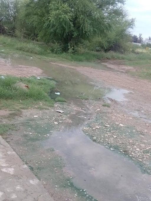 La acumulación de aguas negras en Julián Galván ha generado malos olores y afectaciones en viviendas, por lo que los residentes piden intervención urgente