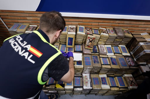 La Policía Nacional desarticuló la “oficina” del CJNG en España, deteniendo a 20 presuntos integrantes vinculados a un cargamento internacional de droga