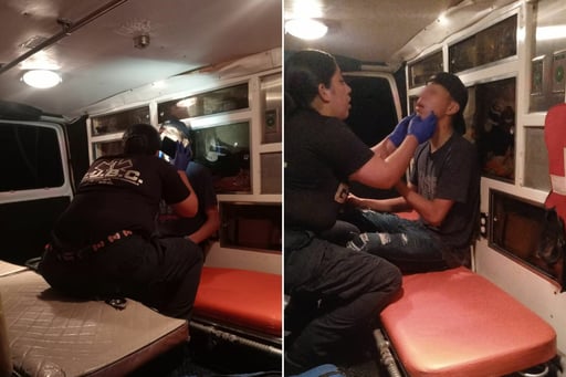 La gresca generó la movilización de cuerpos de emergencia.  Una riña suscitada la madrugada de este sábado en la colonia Del Río de Monclova dejó como saldo