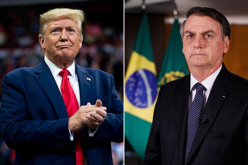 El presidente de Estados Unidos, Donald Trump, calificó de 'muy malo' el arresto preventivo de su aliado político, el expresidente brasileño Jair Bolsonaro,