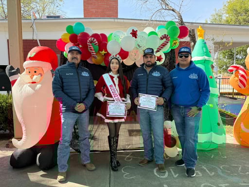 Una posada especial organizada por Miss Teen Universe Múzquiz y diversas agrupaciones llevó alegría, regalos y apoyo solidario a 71 niños del Campamento Número