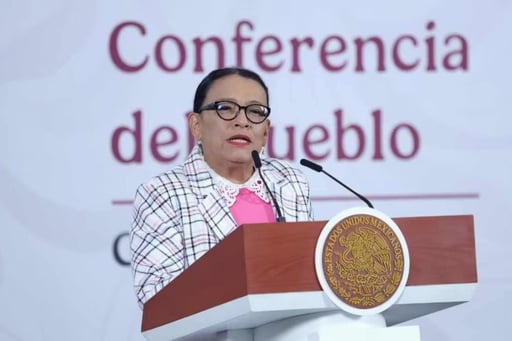 Rosa Icela Rodríguez informó que el programa “Sí al desarme, sí a la paz” ha canjeado 8,700 armas de fuego, destacando el avance en la atención a las causas