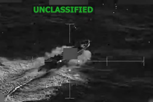 Las fuerzas armadas de Estados Unidos destruyeron una lancha narco en el Pacífico Oriental, en el segundo operativo de este tipo en la semana.  El Comando