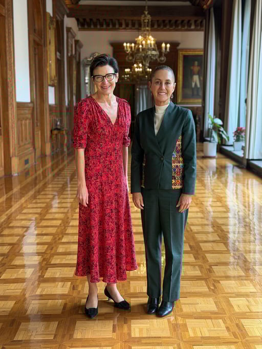 La presidenta Claudia Sheinbaum recibió a Jane Fraser, directora global de Citi, días después de la venta del 25% de Banamex.  A pocos días