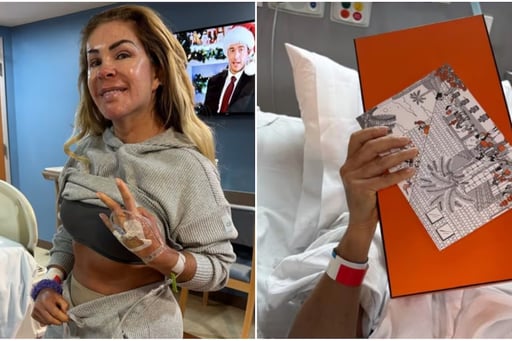 Rocío Sánchez Azuara informó que se recupera favorablemente tras someterse a una cirugía programada para retirar la matriz, procedimiento que duró