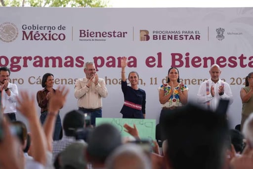 Claudia Sheinbaum presentó en Lázaro Cárdenas los dos ejes del Plan por la Paz y la Justicia para Michoacán, que combina desarrollo social y seguridad.
