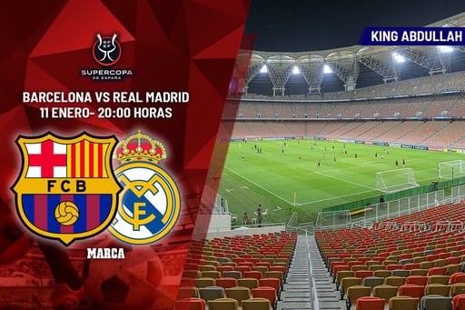 Desde el inicio, Barcelona se hizo dueño de la posesión, aunque la primera chance neta fue del Real Madrid a los 13 minutos. Vinícius Jr. desbordó por la banda