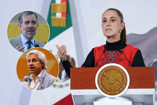 La presidenta Claudia Sheinbaum calificó de “malas” las propuestas de Córdova y Claudio X. González, y descartó reunirse con la oposición sobre la reforma