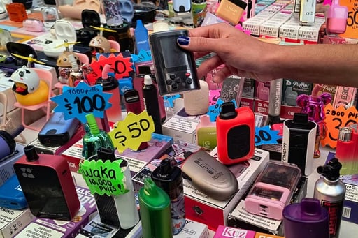 A partir de este 16 de enero entra en vigor en México la prohibición total de vapeadores, con sanciones penales y multas económicas para quienes fabriquen,