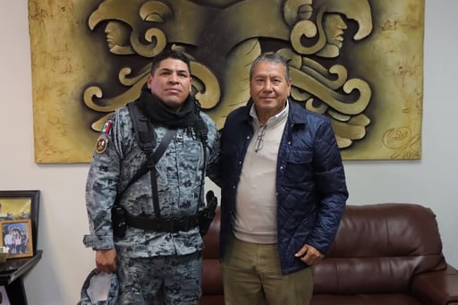 El alcalde Óscar Ríos Ramírez reforzó la coordinación en seguridad con la Guardia Nacional y autoridades estatales y federales, con el objetivo de proteger