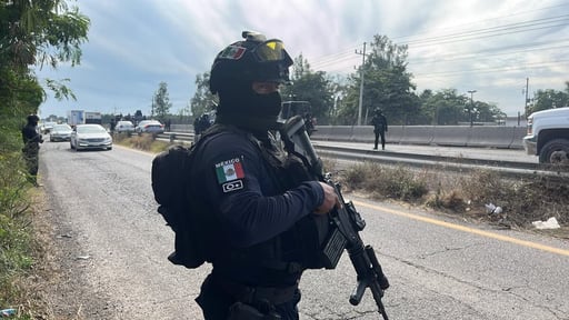 Enfrentamientos armados en Navolato, Sinaloa, dejaron un presunto delincuente abatido y dos detenidos, tras una persecución registrada en la carretera