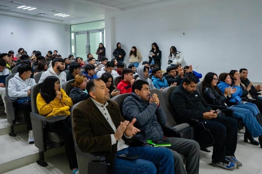 Con la participación de estudiantes y personal docente, la Universidad Tecnológica del Norte de Coahuila albergó la conferencia 'Bienestar, Salud y Rescate