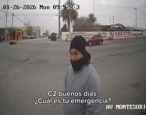 Las autoridades pudieron dar seguimiento en tiempo real.  Gracias al botón de pánico instalado en el cruce de la avenida Montessori y la calle Álamo,