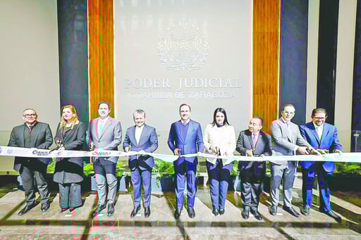 Entrega Acompaña Gobernador del Estado al Poder Judicial en el informe de actividades 2025. El gobernador Manolo Jiménez Salinas acompañó al magistrado Miguel