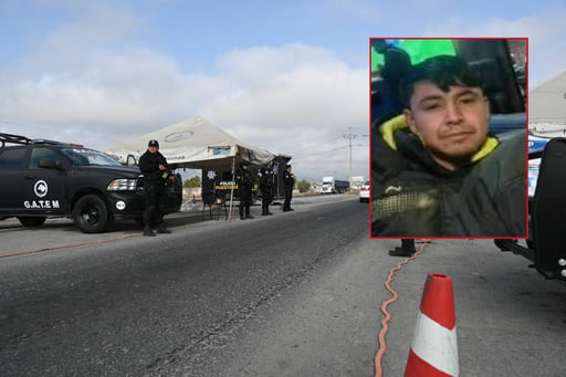 Su localización se registró en el filtro de revisión de Castaños montado por las autoridades estatales.  Un joven de 28 años, que contaba con un reporte