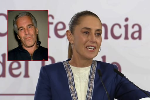 La presidenta Claudia Sheinbaum afirmó que México colaborará con Estados Unidos si lo solicita en la investigación del caso Jeffrey Epstein.
