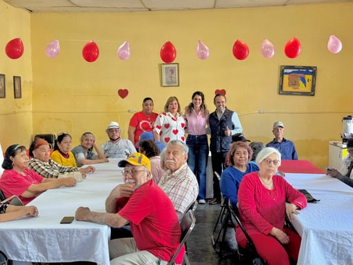 Actividades especiales por el Día del Amor y la Amistad fortalecen la convivencia en comedores comunitarios, beneficiando a decenas de adultos mayores en Nueva