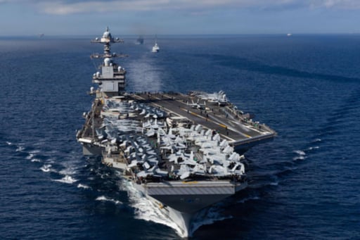 Estados Unidos refuerza su presencia naval y aérea en Medio Oriente, en medio de tensiones con Irán y posibles acciones militares en la región.  Estados Unidos
