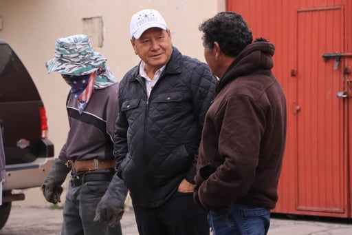 El alcalde Óscar Ríos supervisó los trabajos de rehabilitación del drenaje en la colonia Comercial, atendiendo solicitudes ciudadanas y mejorando