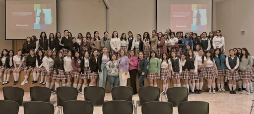 La E.B.U.R.R. de Nueva Rosita celebró una conferencia motivacional sobre el empoderamiento de la mujer, fomentando respeto, reflexión y valoración