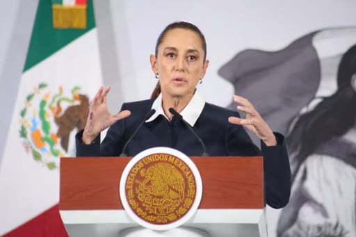 La presidenta Claudia Sheinbaum afirmó que en México gobierna el pueblo y las mujeres, tras declaraciones de Donald Trump sobre el poder de cárteles.