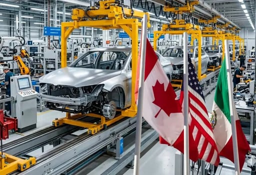 Empresarios piden en las negociaciones del Tratado apoyo a los productos que cumplan las reglas de origen, cuidar la industria automotriz y de autopartes.