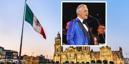 La Ciudad de México anunció un concierto gratuito de Andrea Bocelli en el Zócalo, como parte de su agenda cultural para atraer a miles de asistentes.  Fecha