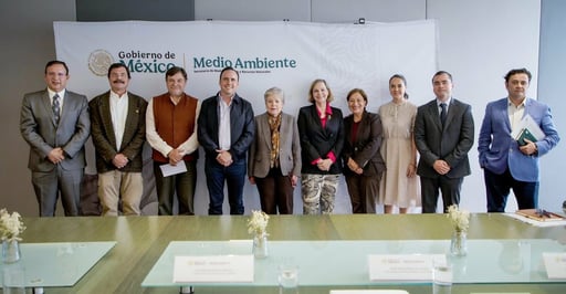 El gobernador Manolo Jiménez Salinas y la secretaria federal Alicia Bárcena acordaron estrategias para promover proyectos sustentables que generen empleo