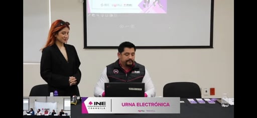 Saltillo, Coahuila, 10 de abril de 2026.- En la jornada electoral para renovar el Congreso del Estado de Coahuila, el Instituto Nacional Electoral