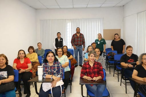 El DIF San Juan de Sabinas y el ICATEC continúan con talleres de capacitación en coordinación con autoridades para fortalecer economía familiar