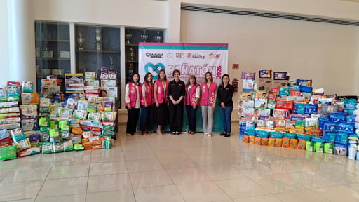 La campaña de recolección logró reunir un total de 23 mil 147 pañales  Torreón, Coahuila. A 14 de abril de 2026. Como parte de la campaña estatal “Pañatón