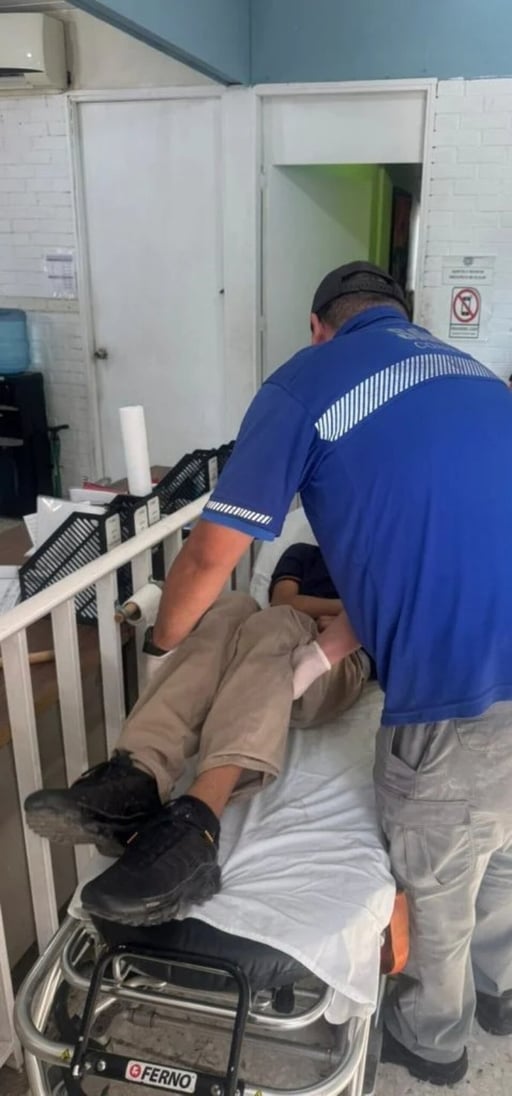 La emergencia se registro dentro del aula.  Un episodio médico de alto riesgo se registró al interior de la Secundaria General número 2 “Emiliano Zapata”,