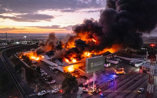 FGR investiga incendio en bodegas de Alimentación para el Bienestar en Zacatecas; Claudia Sheinbaum desconoce si fue provocado durante protestas de productores