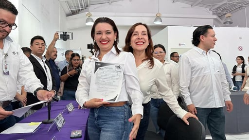La candidata entrega documentación ante el IEC y destaca trabajo en equipo con ciudadanía local  Con el respaldo de simpatizantes y acompañantes cercanos, Esra