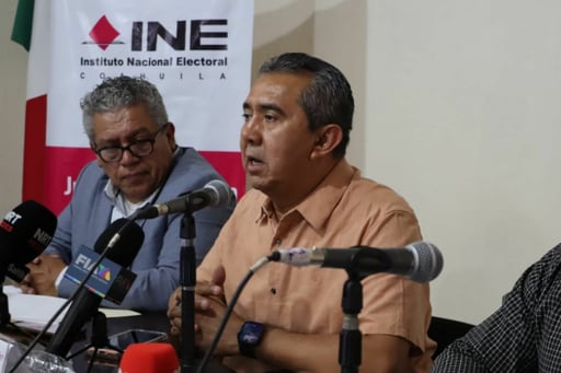 El INE reconoció condiciones de seguridad en Coahuila para la elección del 7 de junio, tras reuniones con autoridades estatales y preparación del proceso