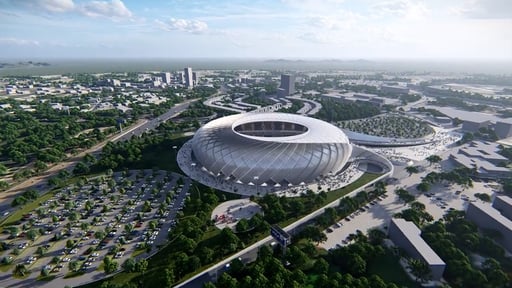 El Salvador construye un megaestadio tecnológico y sostenible con capacidad para 50 mil personas, pensado para eventos deportivos, conciertos y turismo