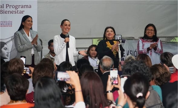 CLAUDIA SHEINBAUM “Ahora en nuestro país el pueblo cuenta”, destacó la Mandataria federal  La Presidenta Claudia Sheinbaum señaló que la Suprema Corte de Justicia no pudo echar