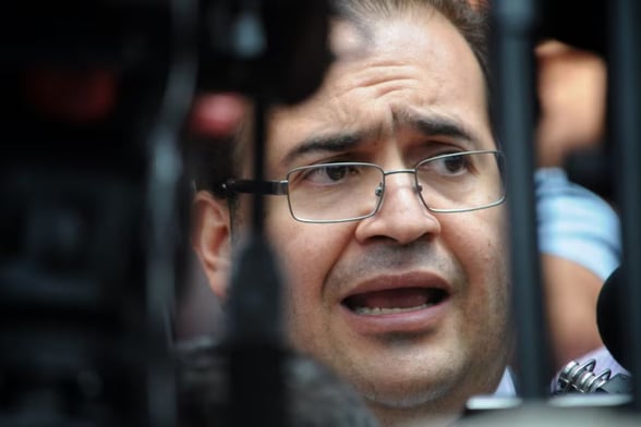 JAVIER DUARTE El exgobernador de Veracruz, Javier Duarte de Ochoa, continuará en el Reclusorio Norte luego de que una jueza federal le negara la libertad anticipada