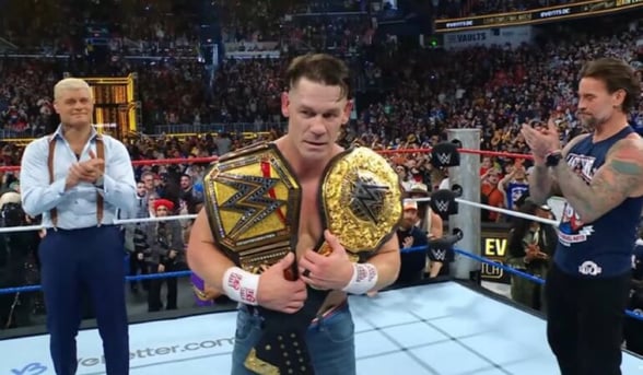 LUCHA LIBRE    La WWE vivió una noche histórica con el retiro de John Cena, el luchador con más campeonatos mundiales, tras su derrota ante Gunther.  John Cena dijo adiós