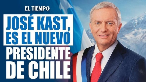 INTERNACIONAL  El ultraconservador José Antonio Kast se proclamó hoy presidente de Chile tras obtener un contundente 58,3% de los votos en la segunda vuelta de las elecciones