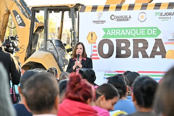 FRONTERA La obra en la Privada Huizachal beneficiará a más de mil habitantes con calles más seguras y funcionales.  Frontera, Coahuila; a 19 de diciembre de 2025.-