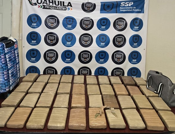 SEGURIDAD El decomiso se registró el 24 de diciembre.  Sabinas, Coahuila de Zaragoza; 25 de diciembre de 2025.— Un importante golpe contra el tráfico de drogas